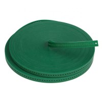 china supplier pu green color holes timing belt for motorized curtain